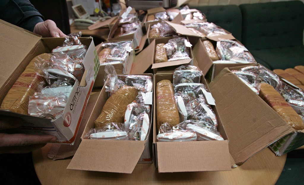 Zapljena heroina, ilustracija