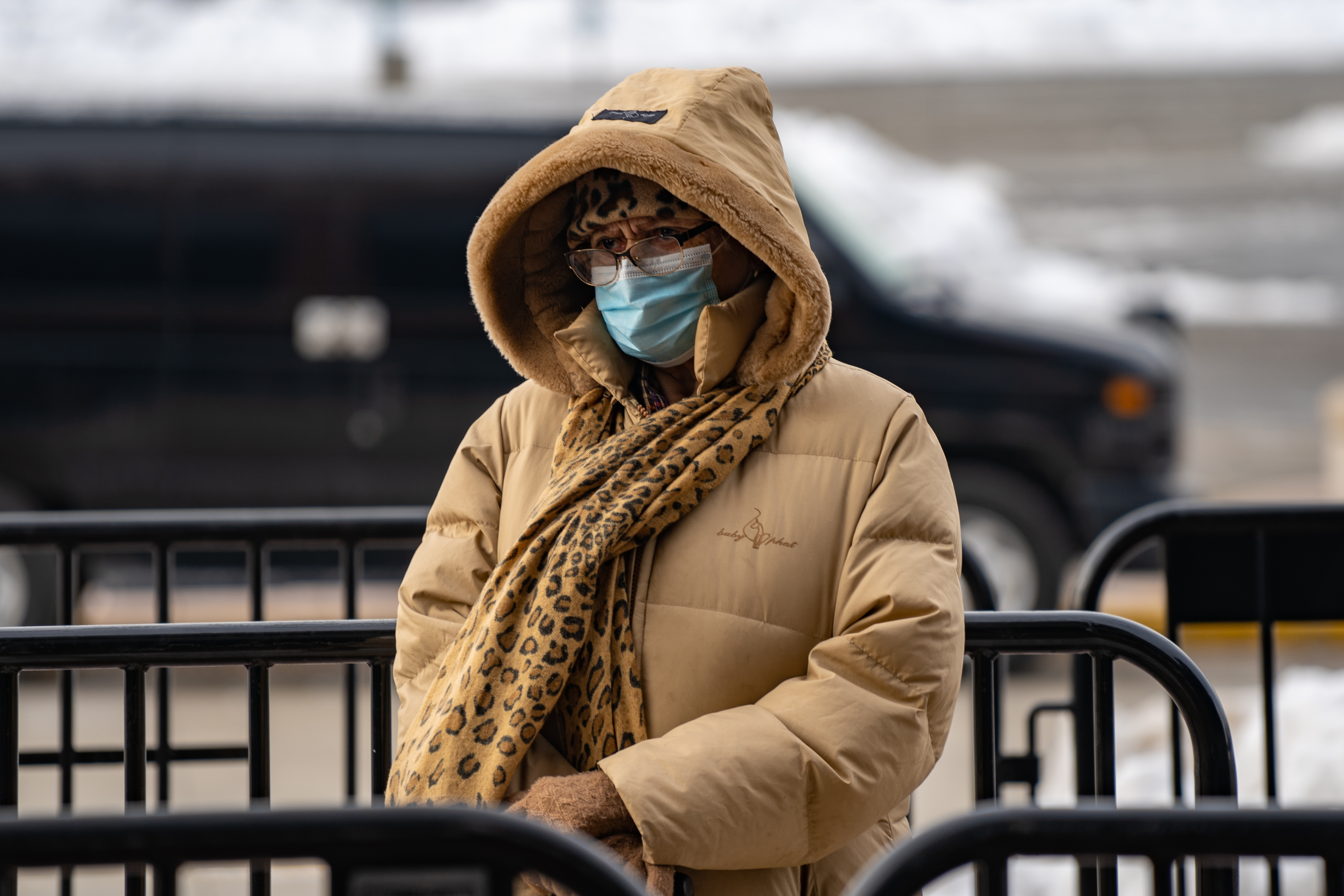 sad, new york, koronavirus, covid-19, maska, zima