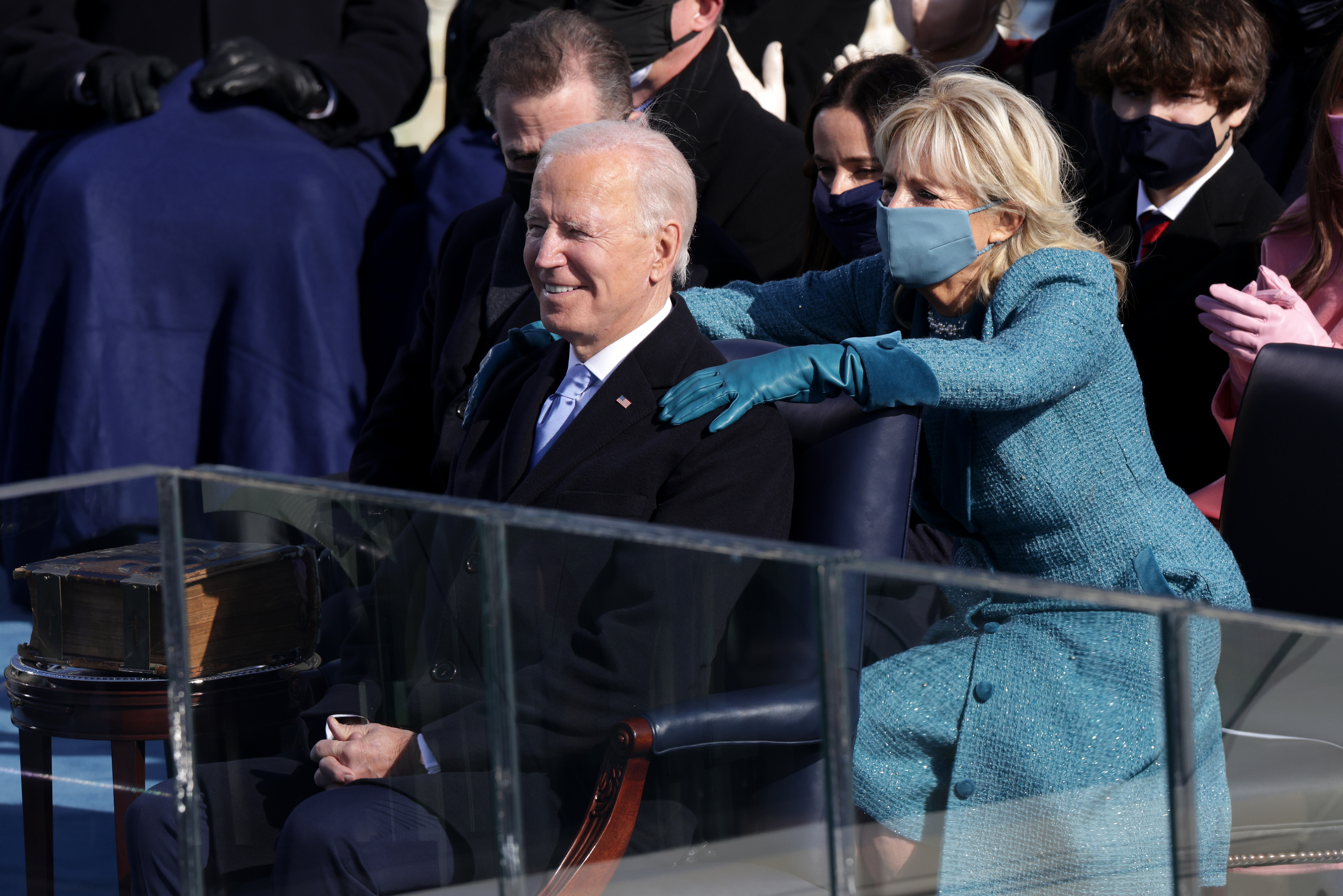 Joe i Jill Biden Joe Biden Sworn In As 46th President Of The United States At U.S. Capitol Inauguration Ceremony