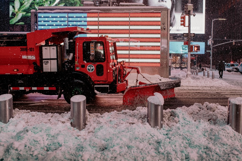 snijeg, ralica, new york, snježna oluja