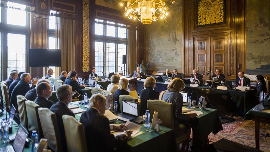 1. Hearing in Session