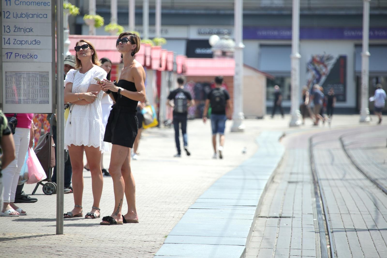 Vrućine na zagrebačkom asfaltu