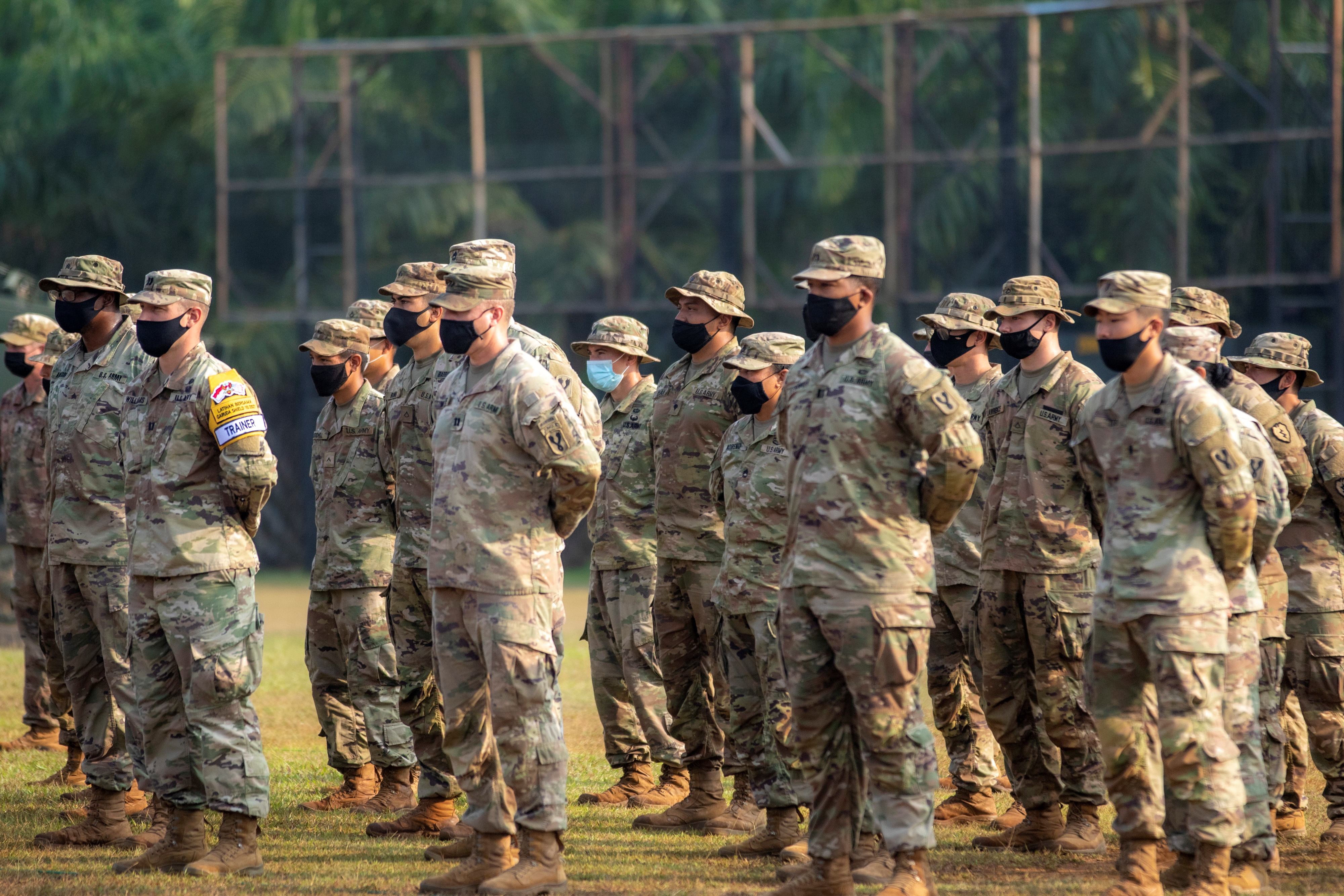 Garuda Shield Joint Exercise 2021 at the Indonesian Army Combat Training Center in Baturaja