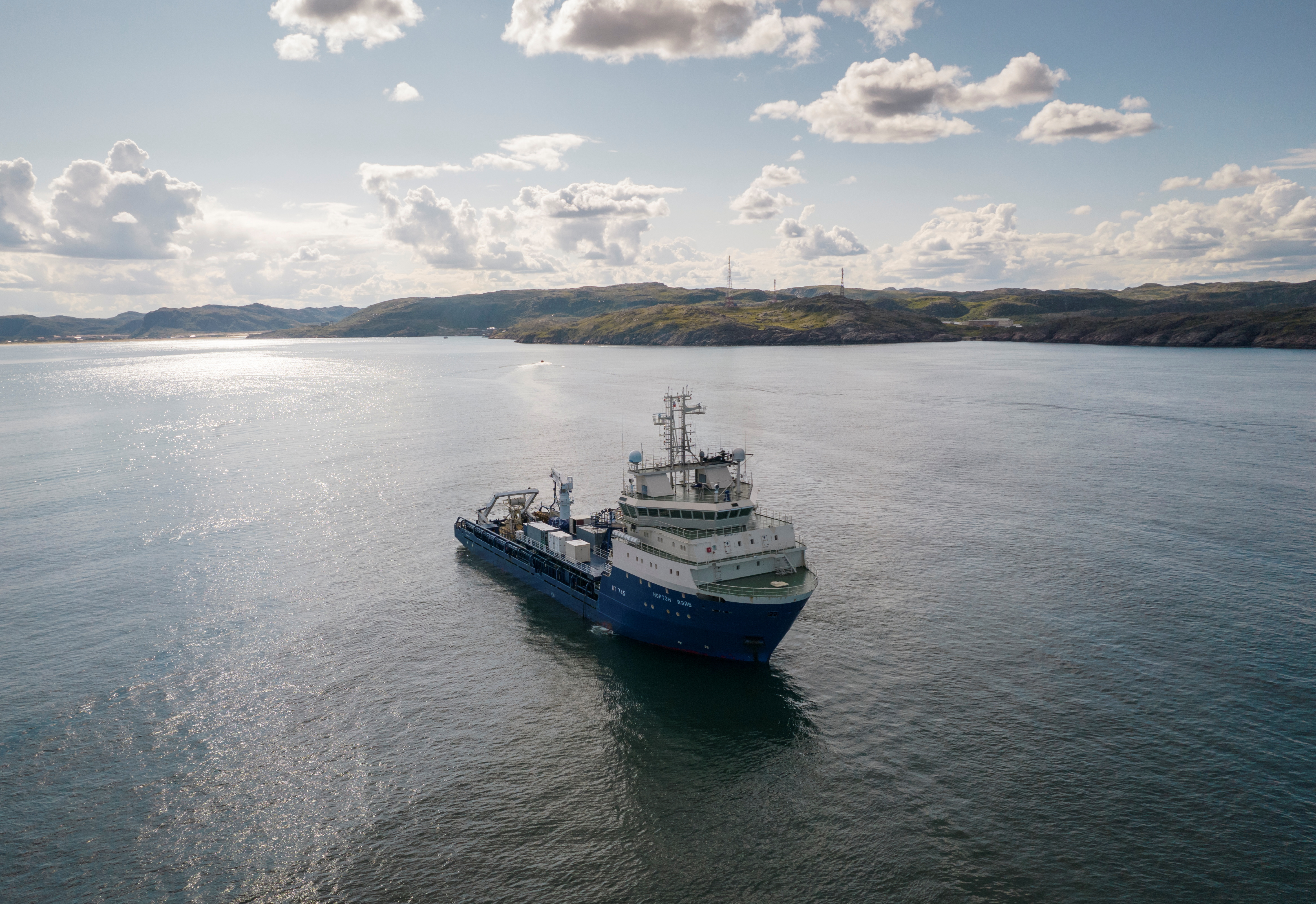 arktik, rusija, optički kabel, brod