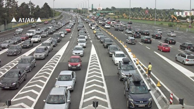 Gužve, ceste, lučko, granica