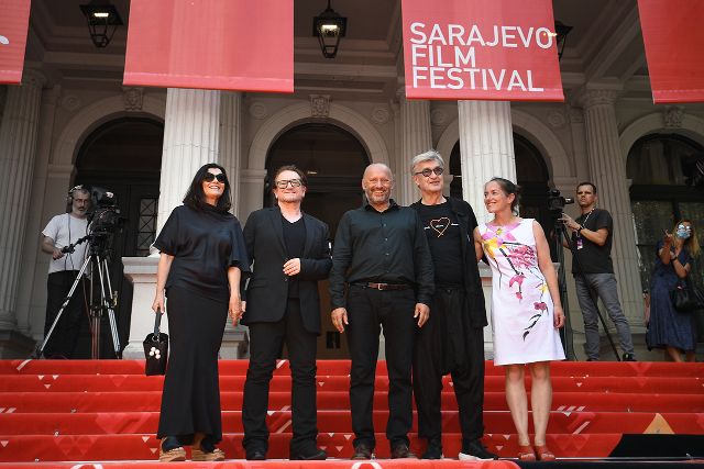 Ali Hewson, Bono Vox, Mirsad Purivatra, Wim Wenders
