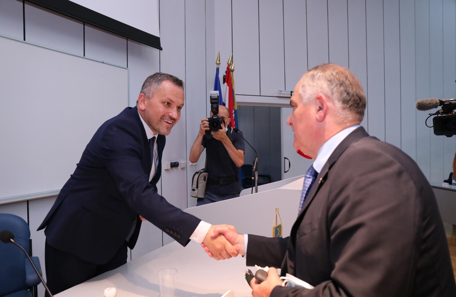 Mate Šimundić, županijska skupština