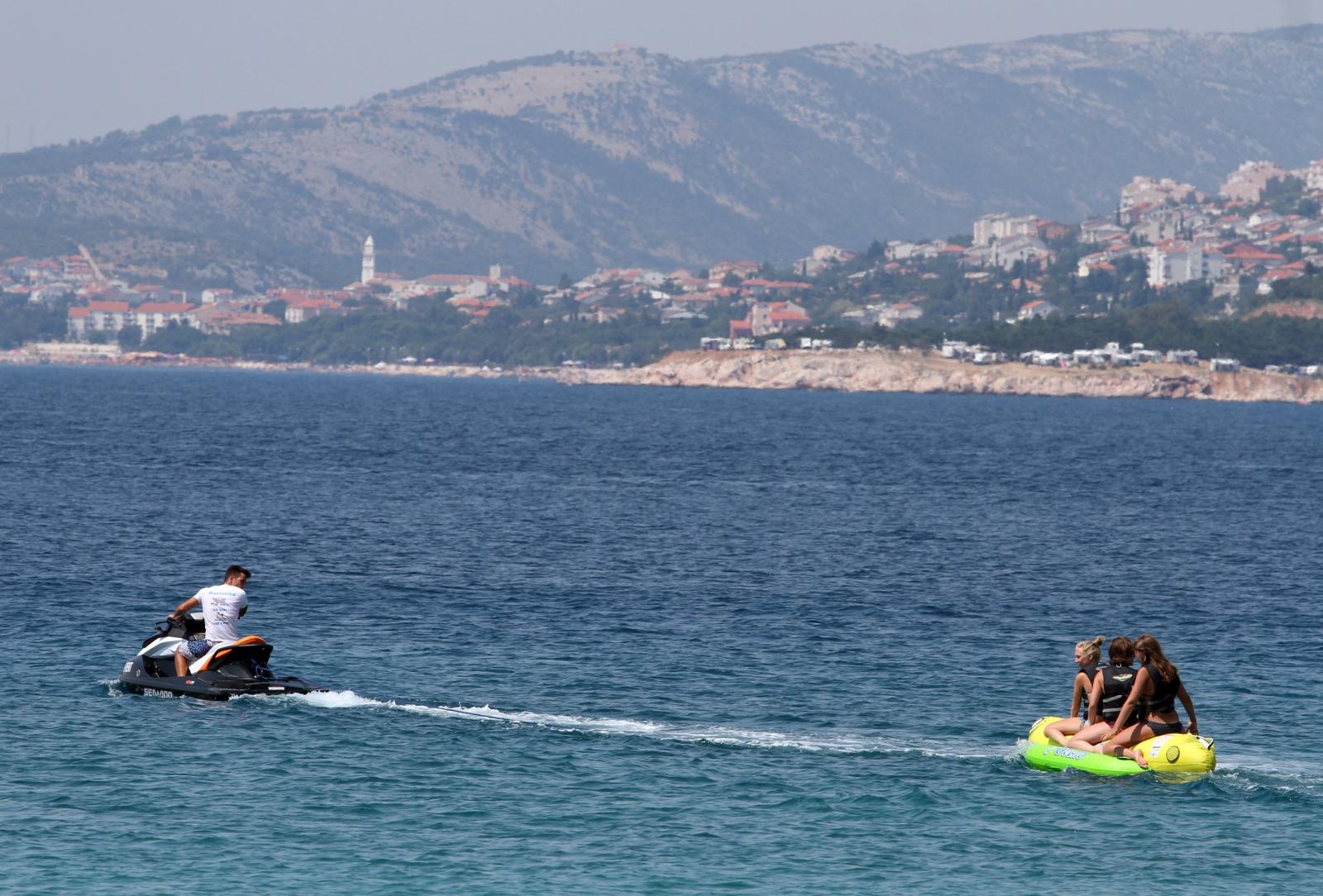 klenovica, novi vinodolski, more, jet ski