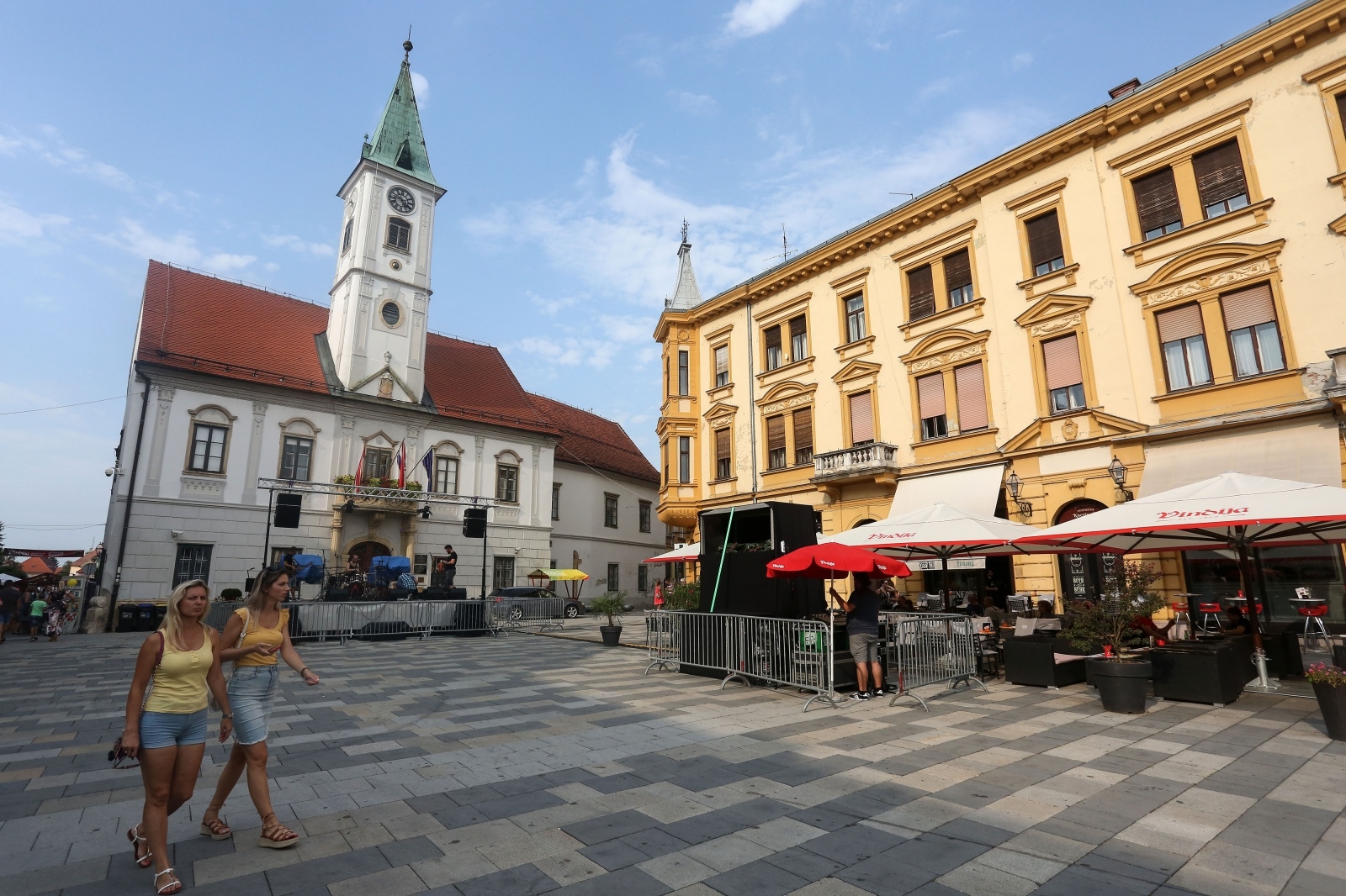 Ulični i glazbeni festival Špancirfest u u baroknom Varaždinu