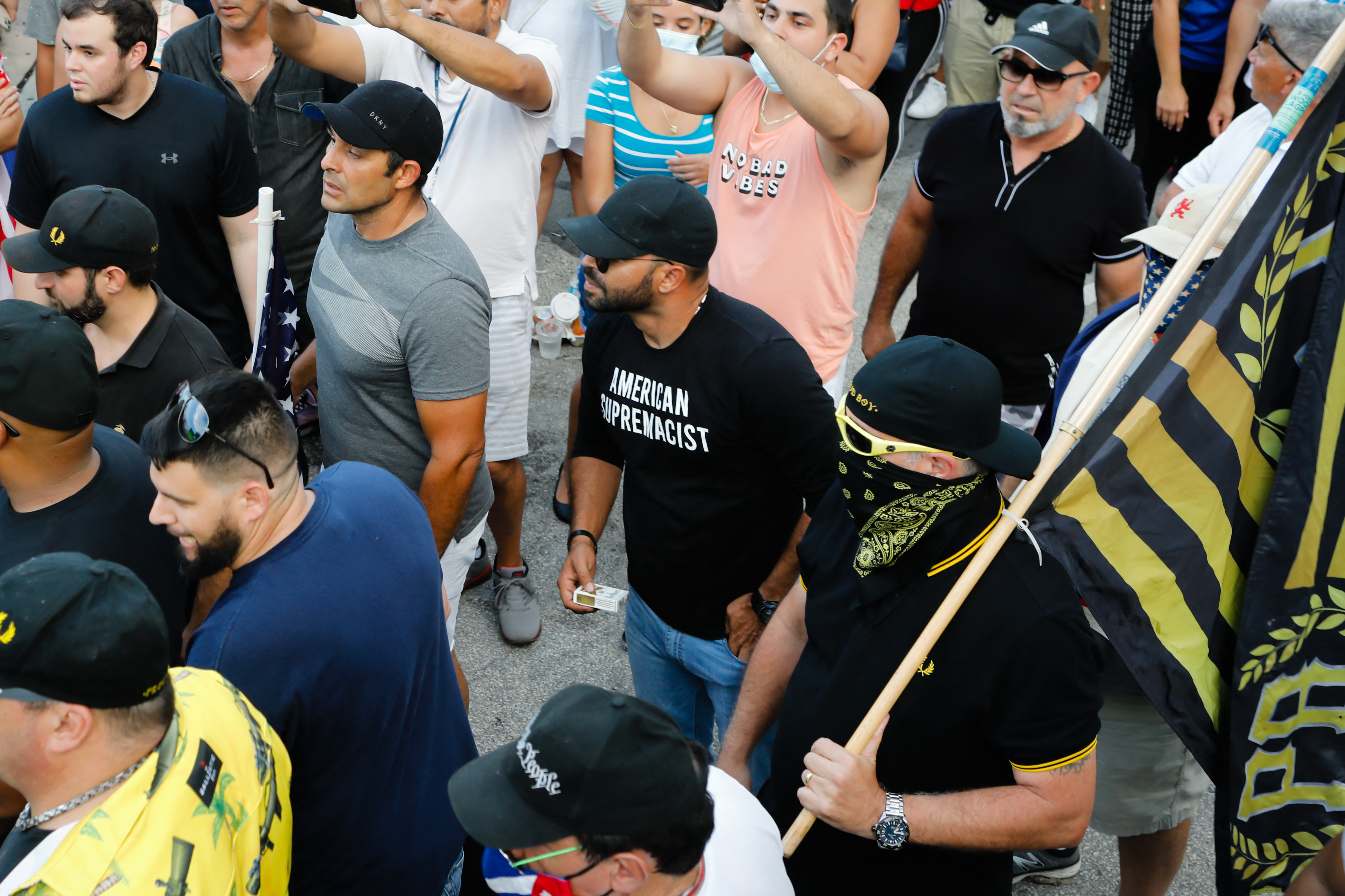 Enrique Tarrio, proud boys, US-CUBA-DEMONSTRATION-HEALTH-VIRUS