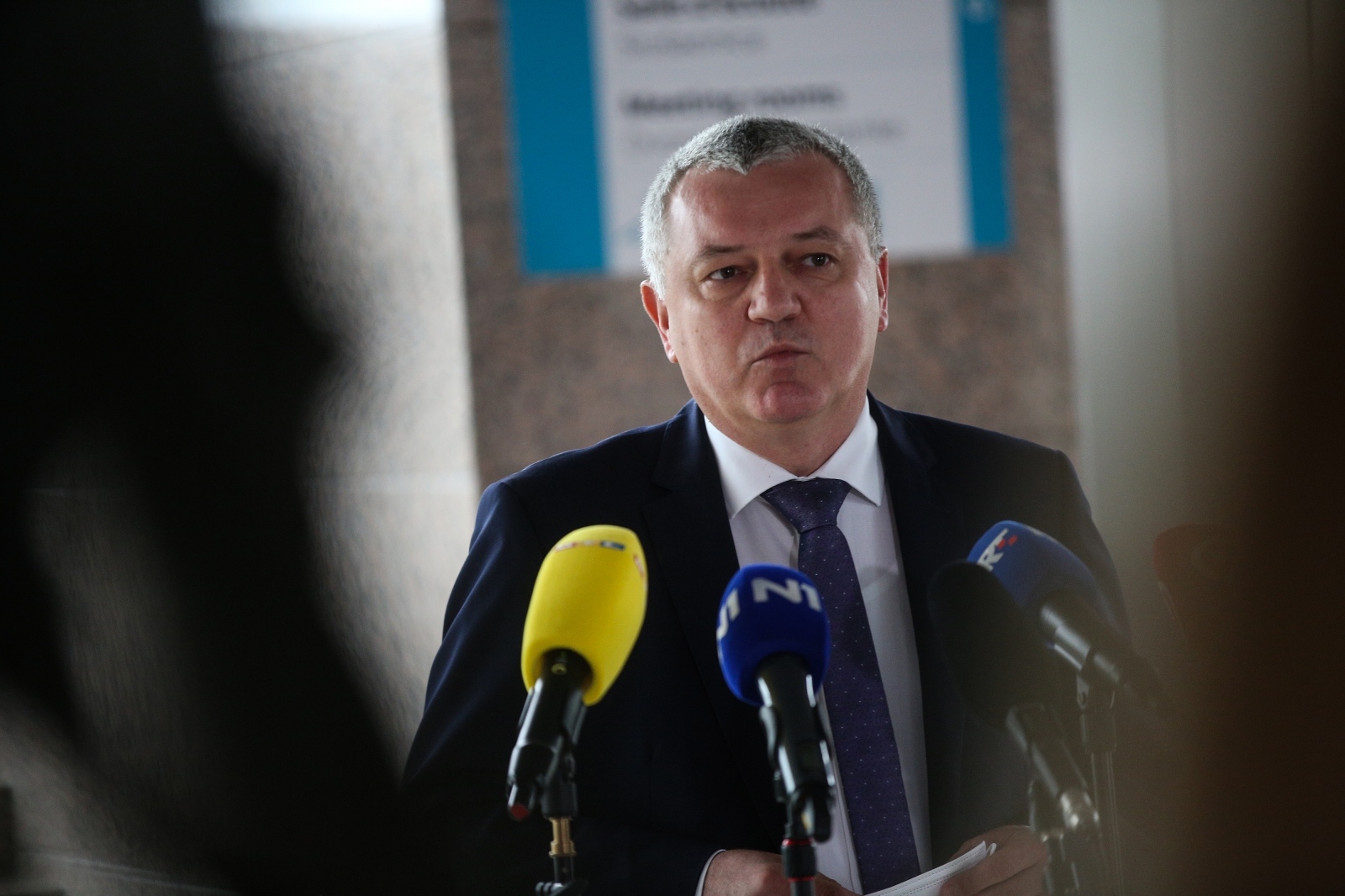 Zagreb: Ministar Horvat dao izjavu medjima prije početka sjednice Vlade