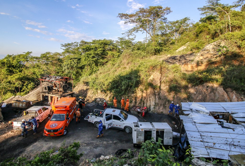 kolumbija eksplozija rudnik