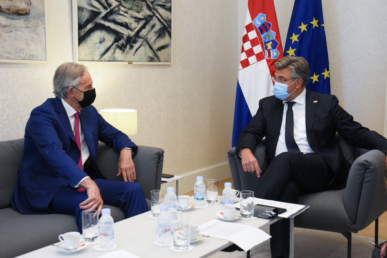 Andrej Plenković, tony blair