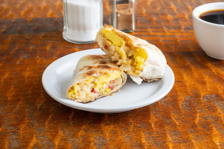 tortilja, sendvič, jaja, doručak