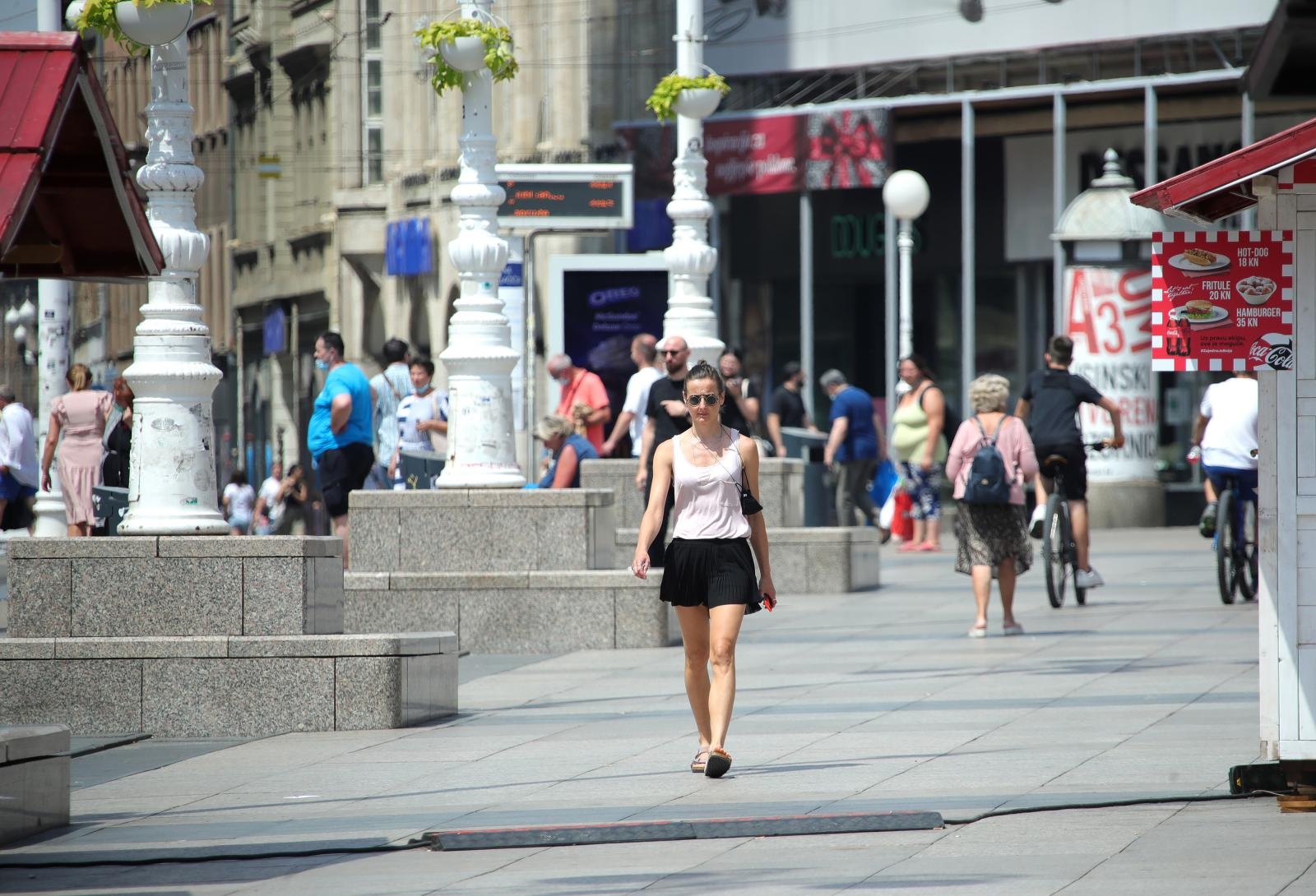 Vrućine na zagrebačkom asfaltu