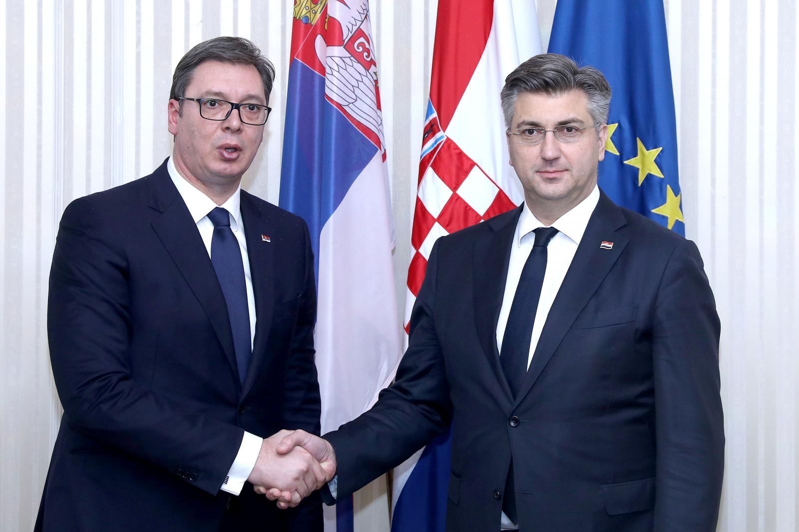 andrej plenković, aleksandar vučić