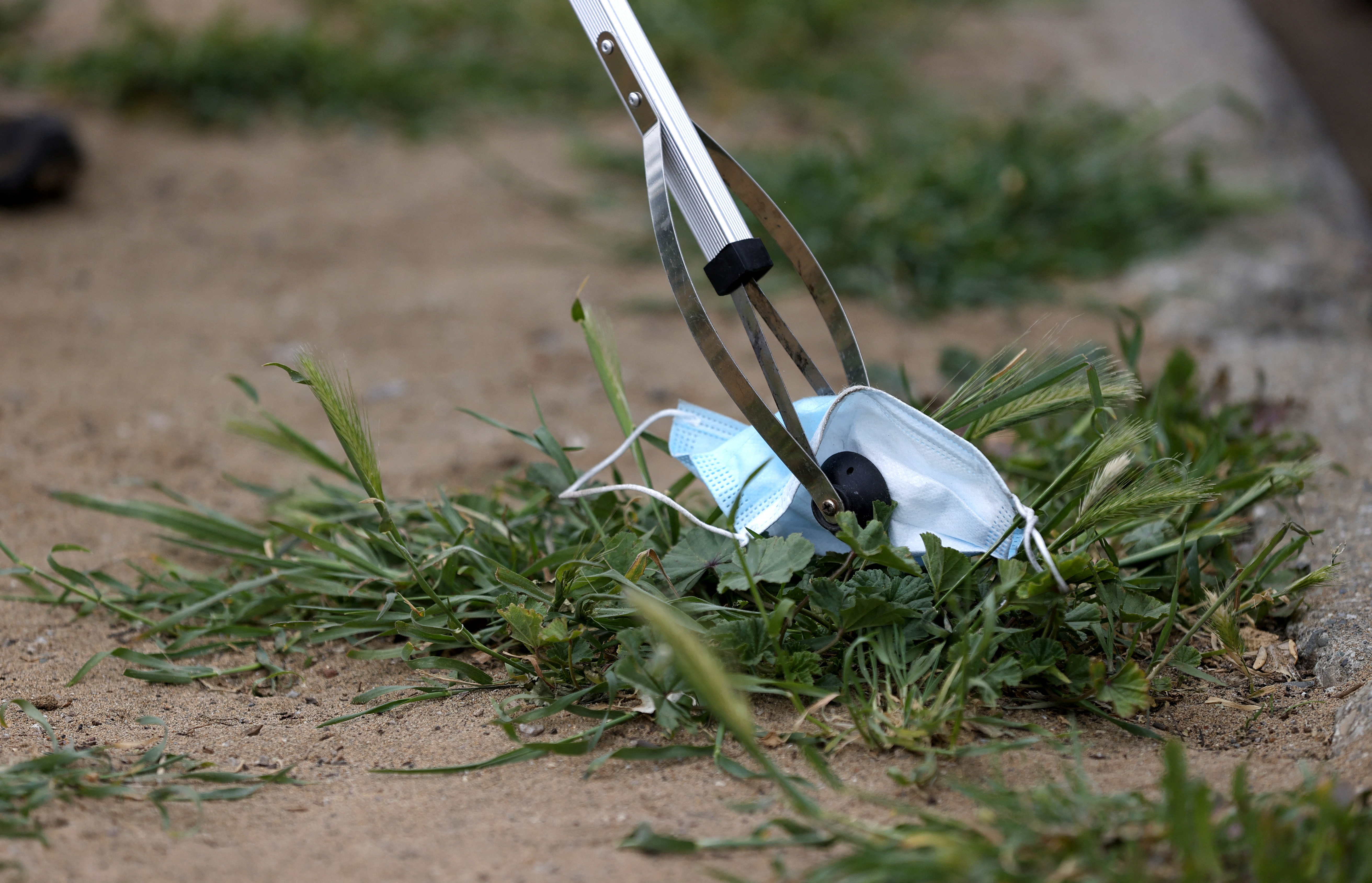 maska, maske, otpad, smeće