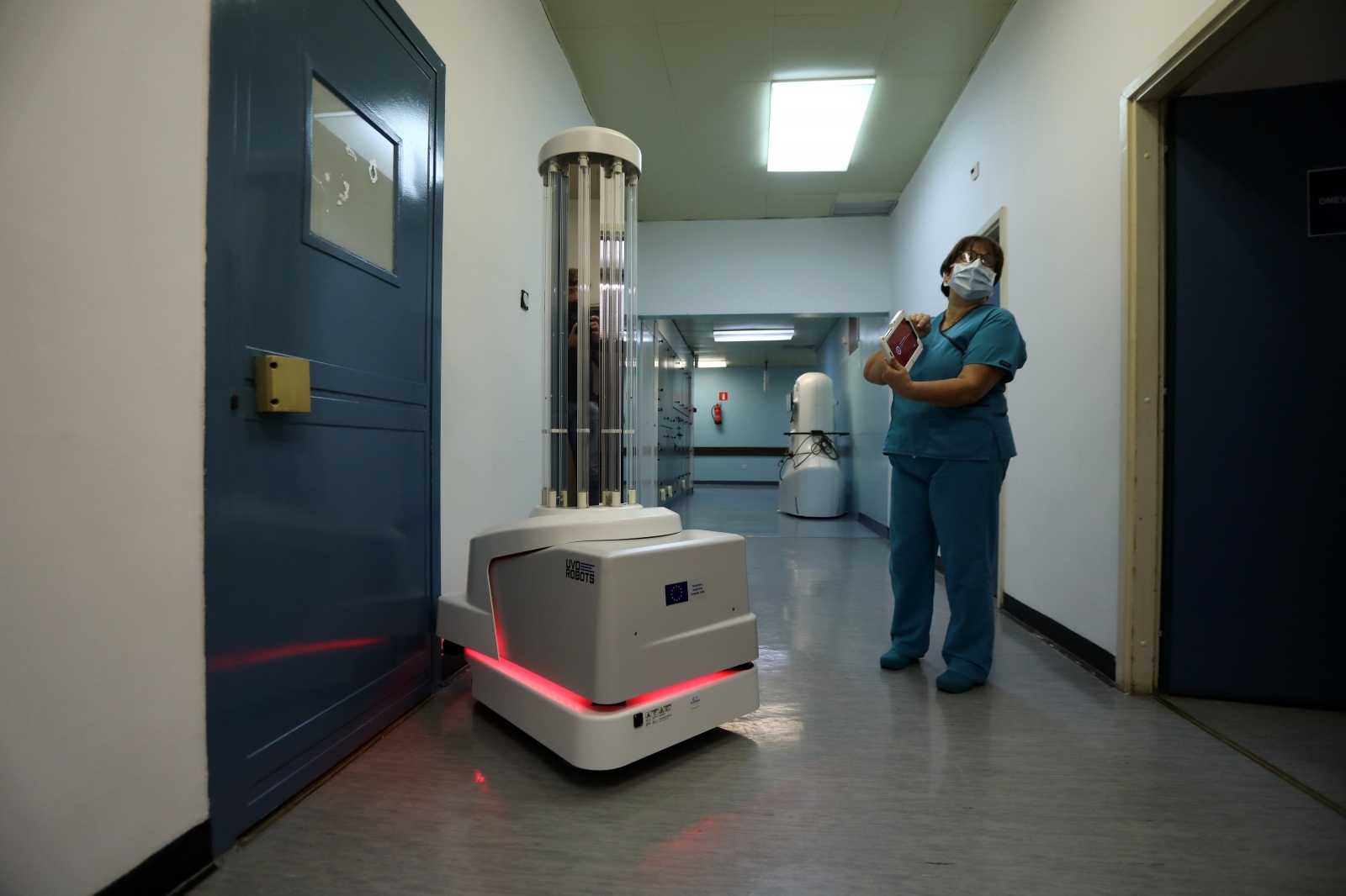 Predstavljanje autonomnog  UV robota za dezinfekciju na Klinici za urologiju KBC-a Rijeka