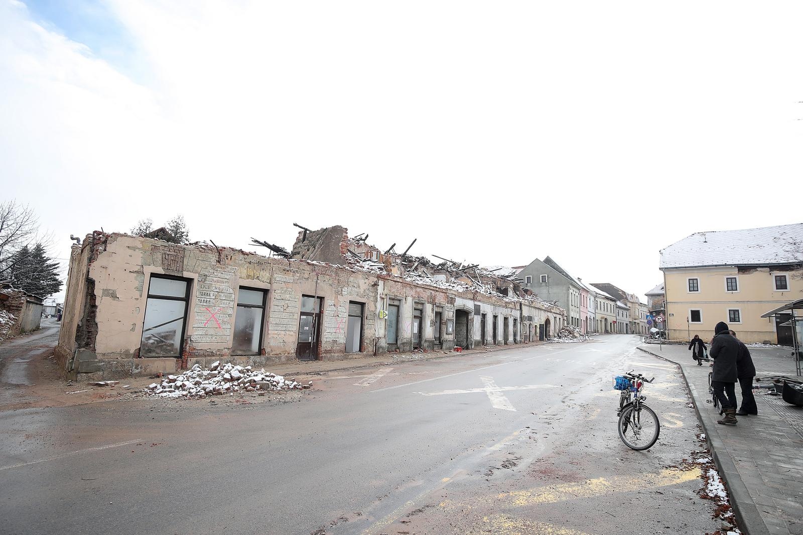 Banija, Banovina, posljedice potresa, ruševine