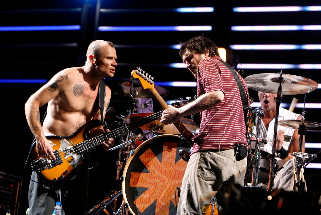 john frusciante, flea, rhcp