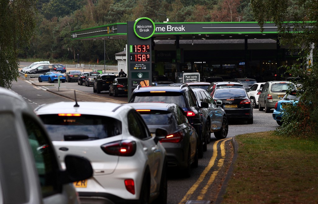 Velika Britanija, gorivo, gužve