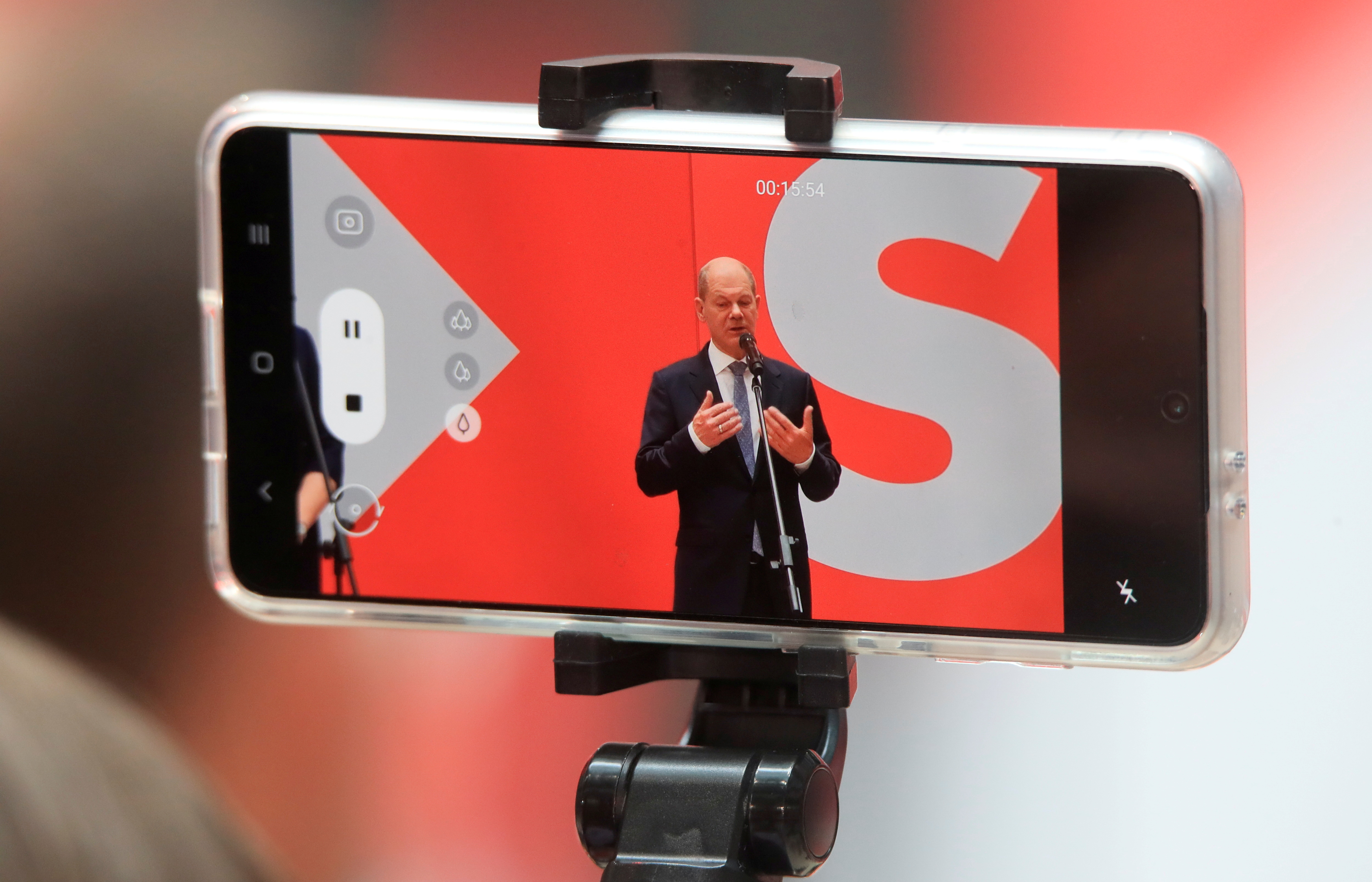 SPD news conference after German general elections, in Berlin