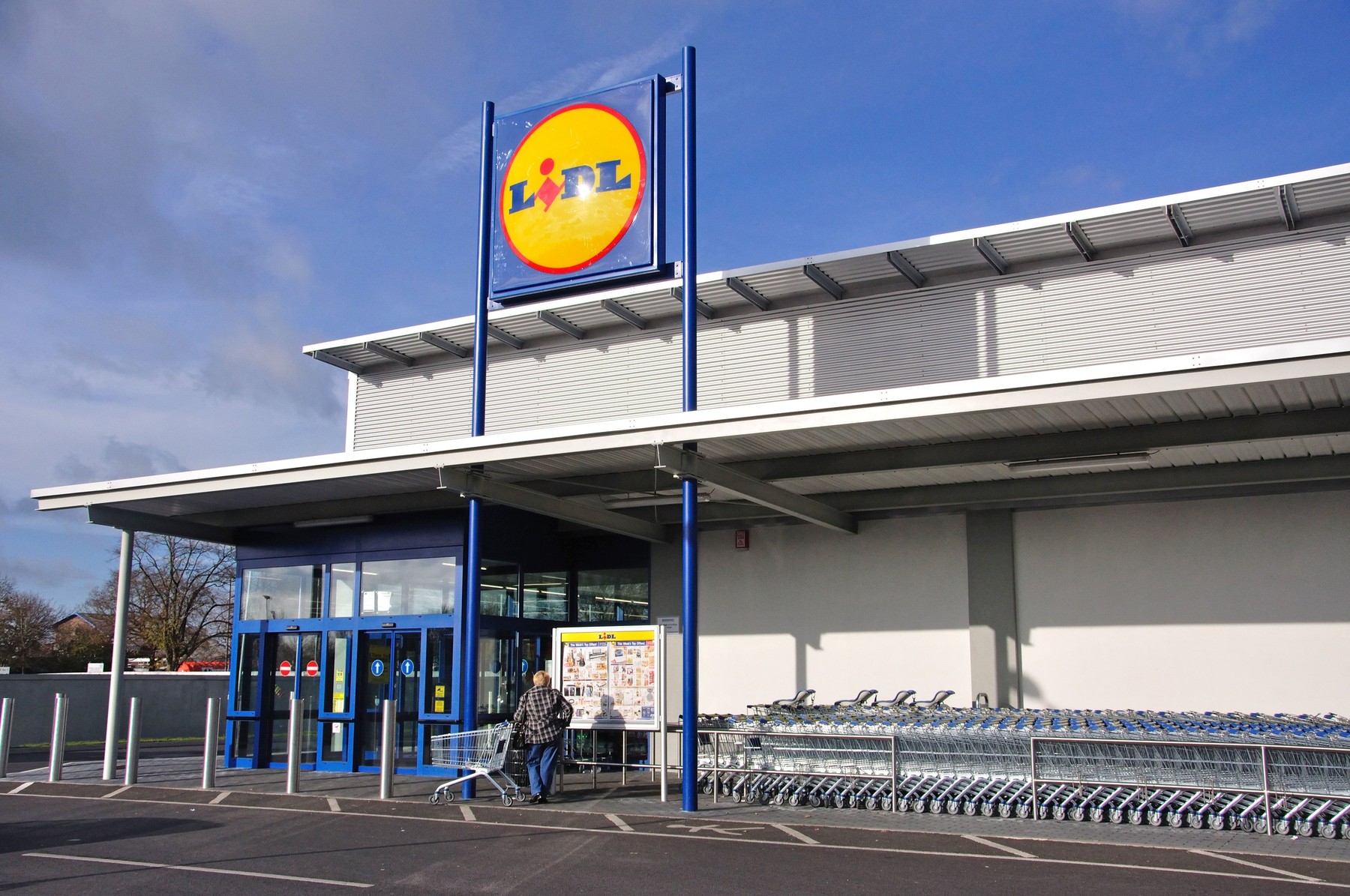 Lidl Supermarket, Chapel Street, Swindon, Wiltshire, England, United Kingdom