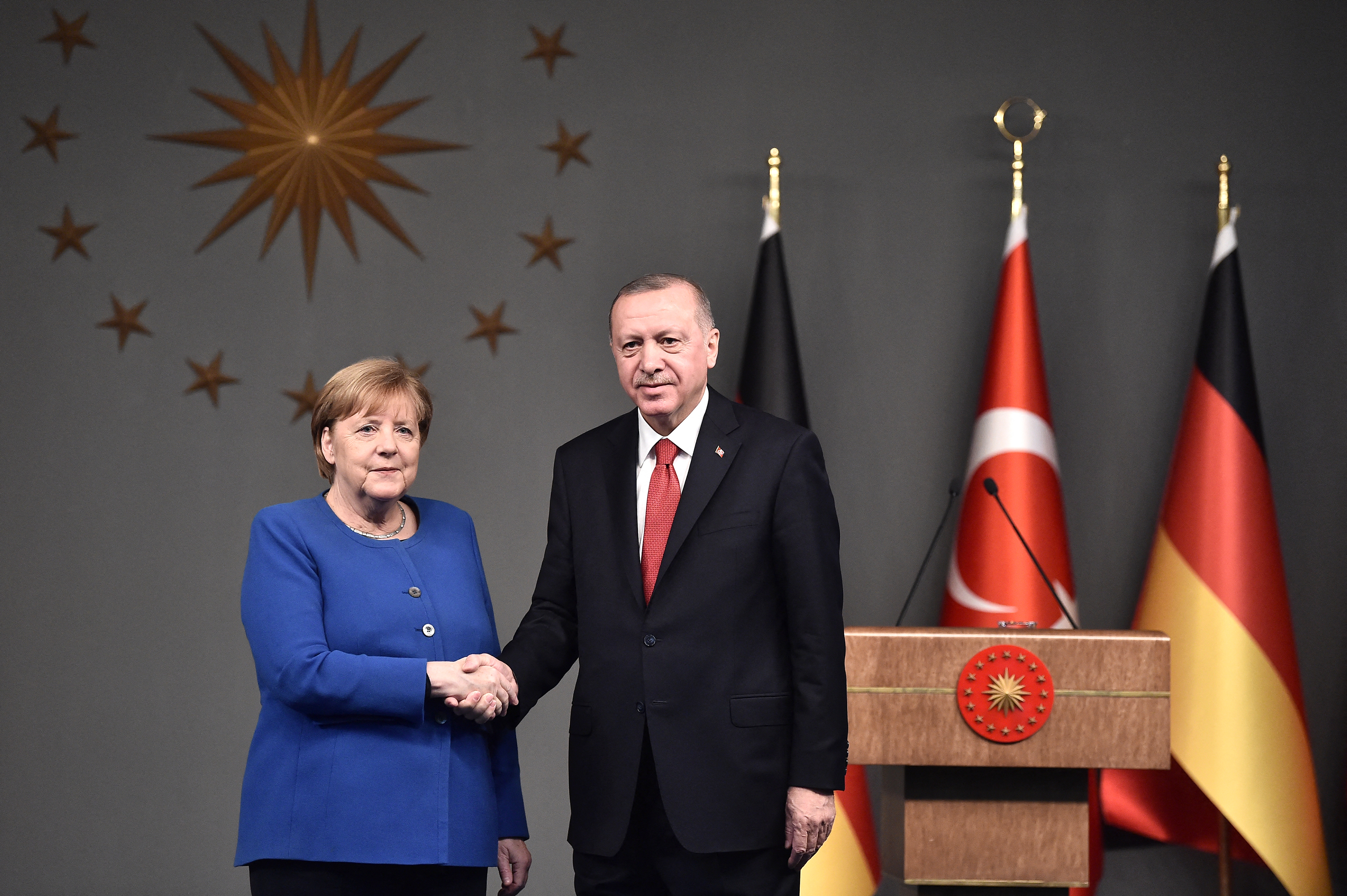 Recep Tayyip Erdogan i Angela Merkel