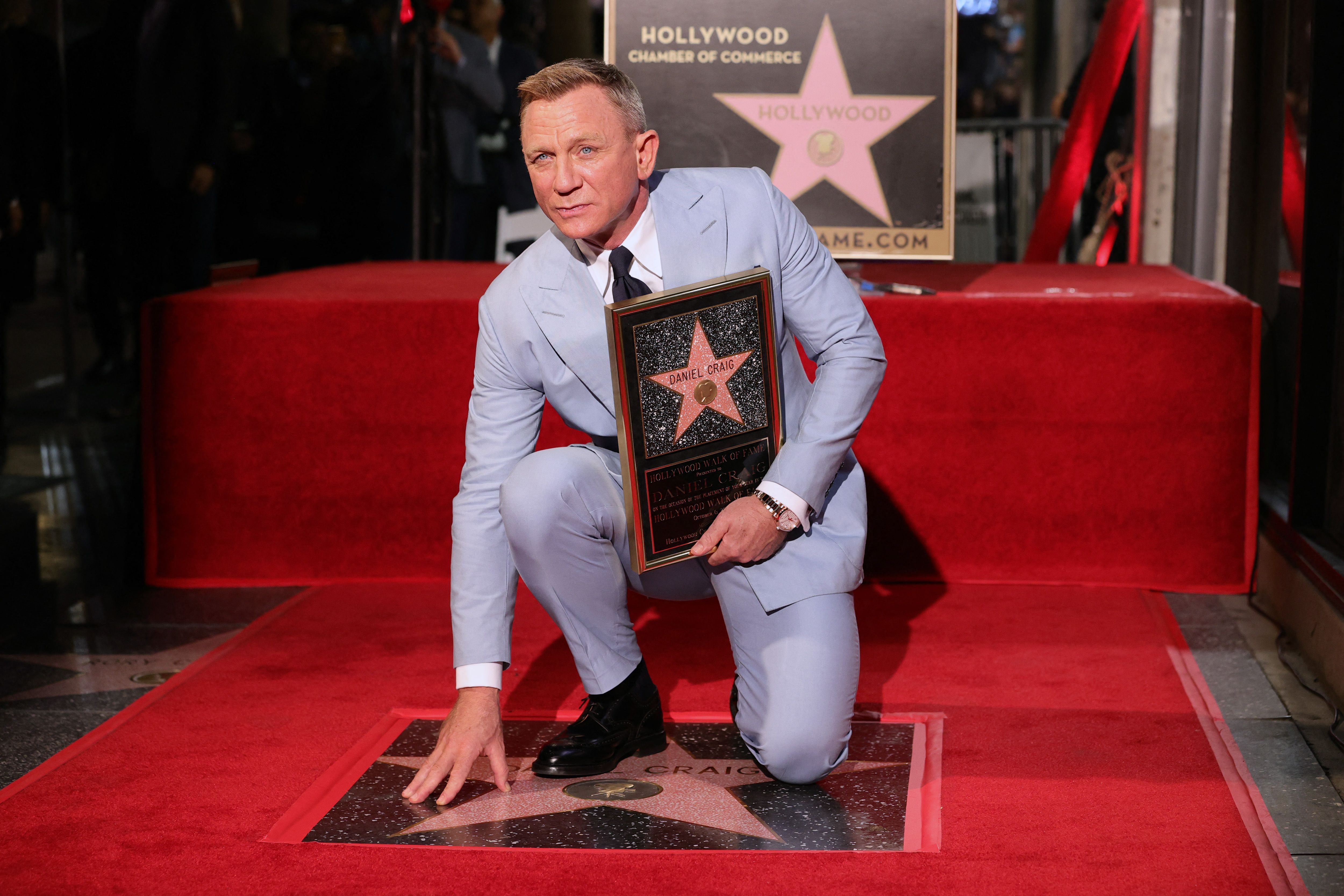 Daniel Craig Honored With Star On The Hollywood Walk Of Fame