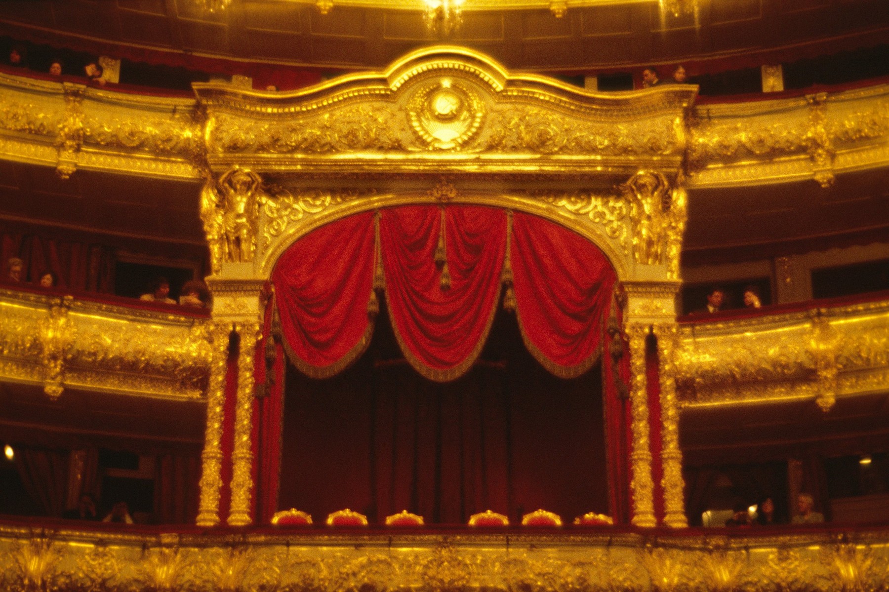 Interior of Bolshoi Theatre, Moscow