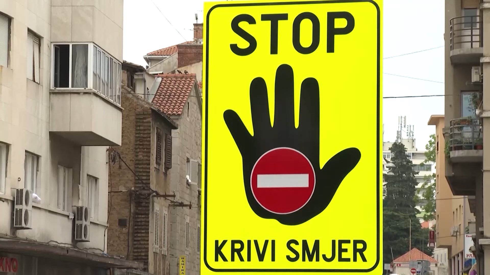 stop krivi smjer promet