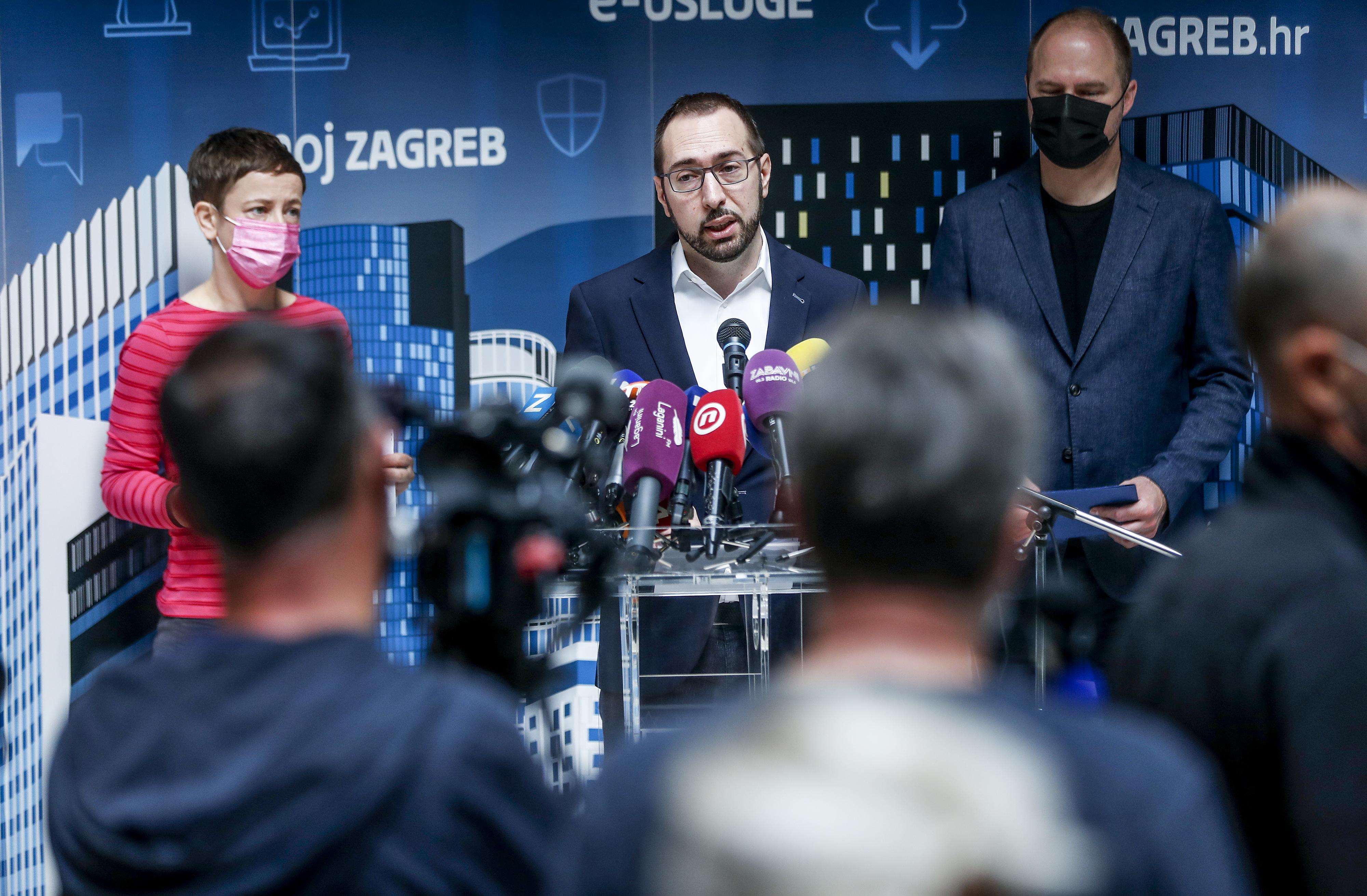 Zagreb: Konferencija za medije Tomislava Tomaševića
