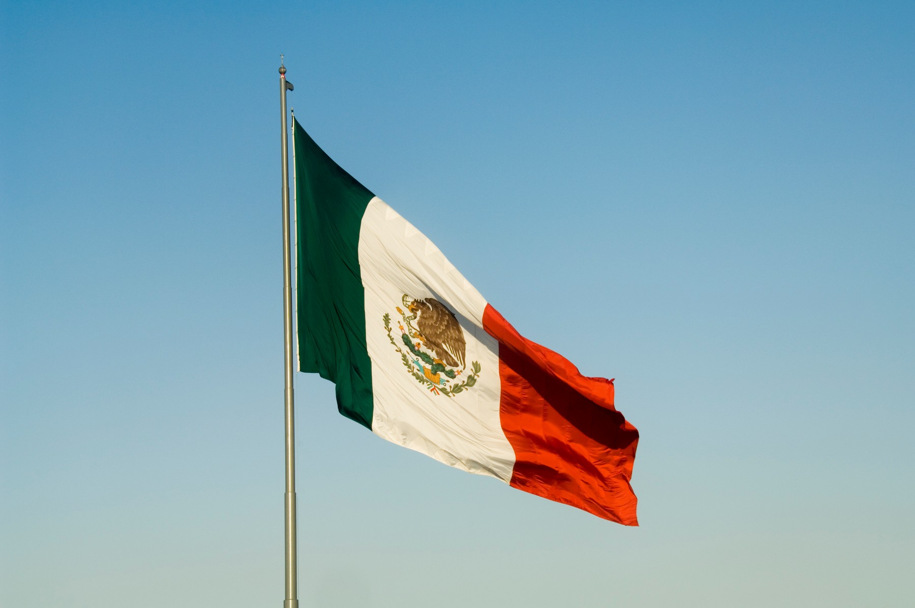 Mexican flag, Mexico, North America