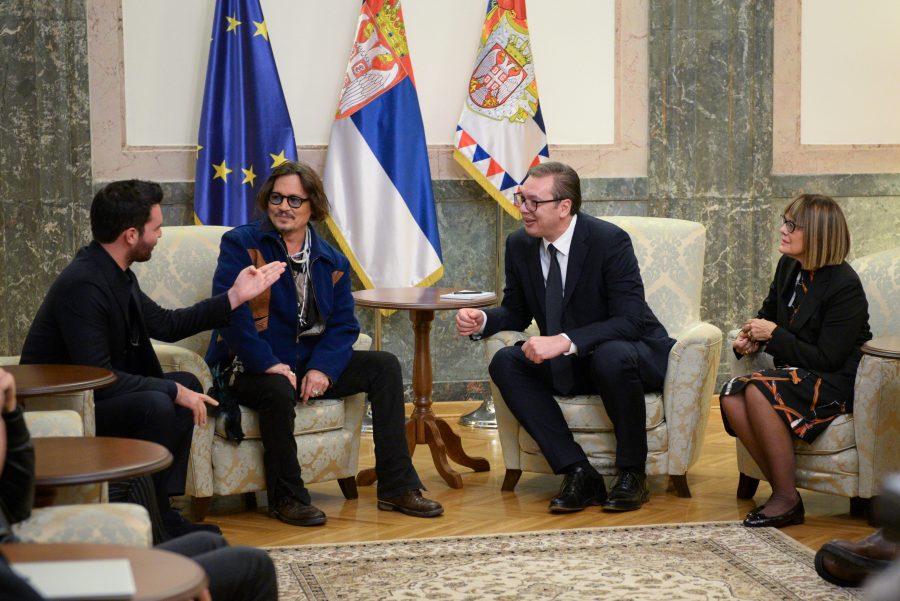Johnny Depp i Aleksandar Vučić