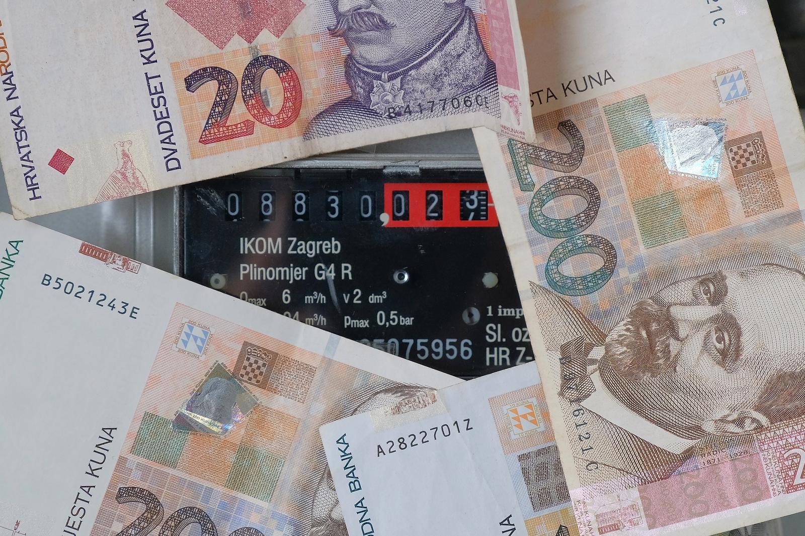 Očitanje potrošnje plina