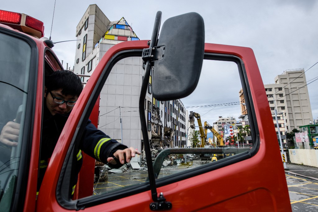 potres, vatrogasci tajvan, nesreća tajvan, tajvan