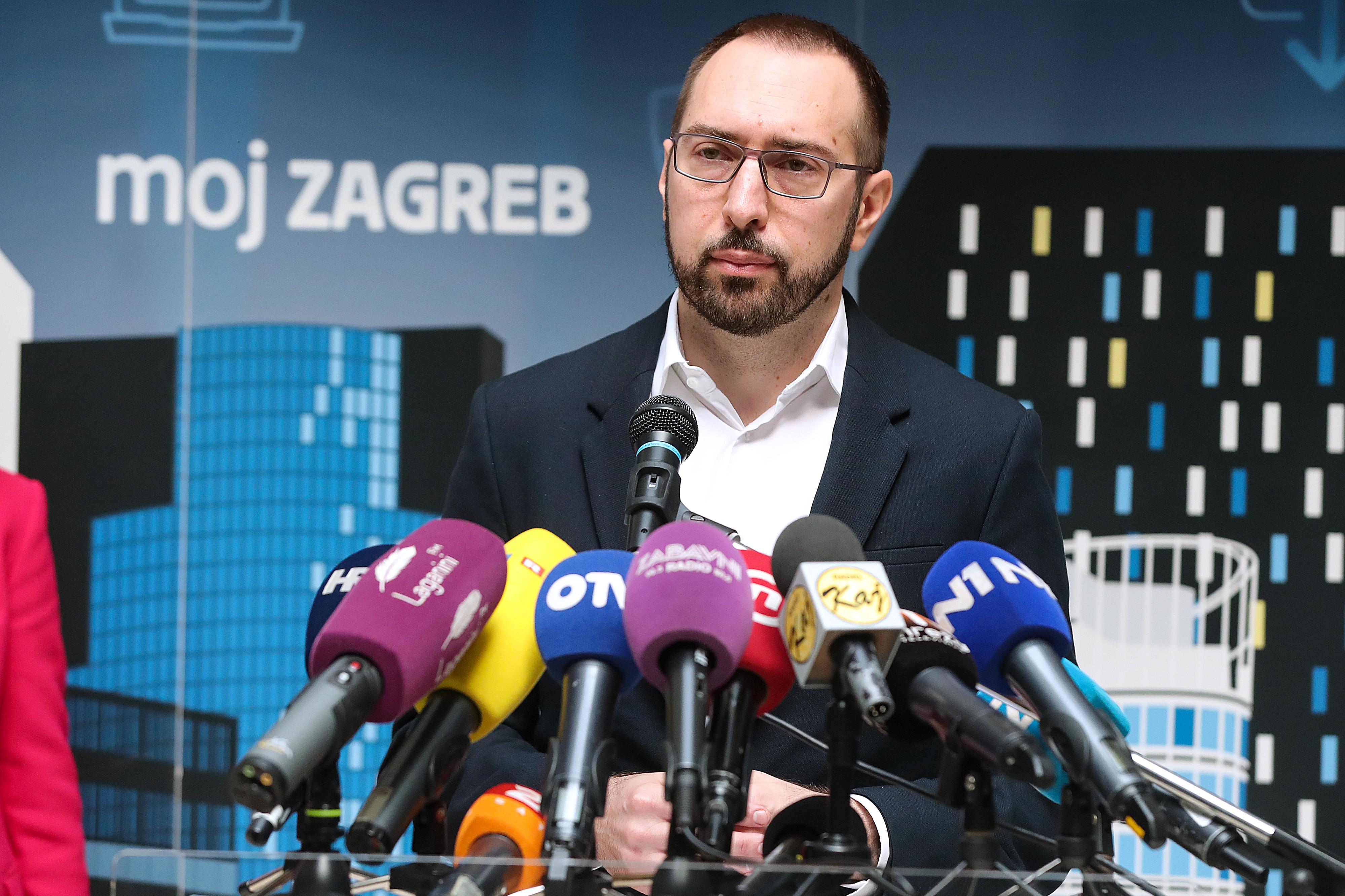 Zagreb: Konferencija za medije Tomislava Tomaševića i suradnika