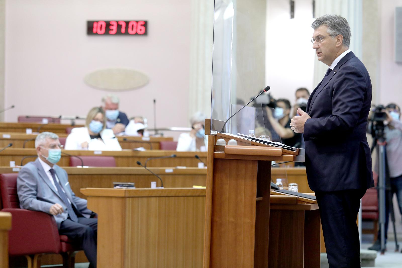 Sabor o izvješću predsjednika Vlade o održanim sastancima Europskog vijeća