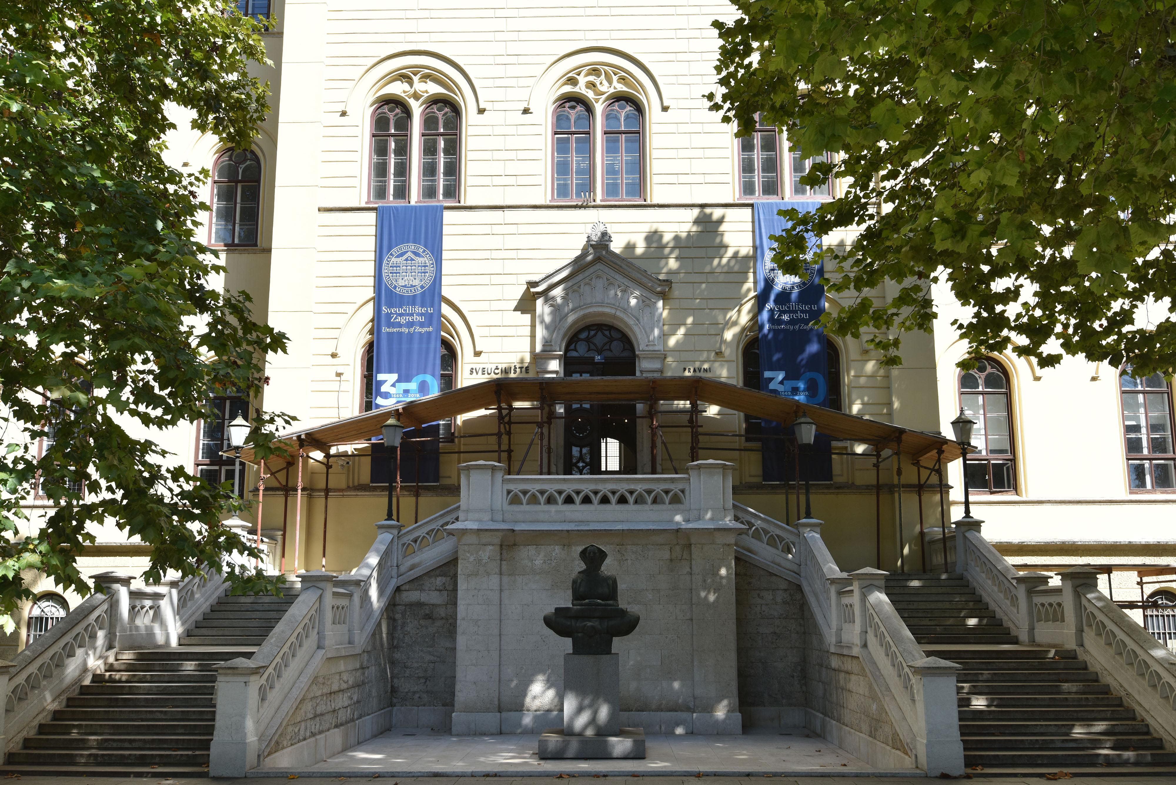 Zagreb: Zgrada Pravnog fakulteta još nije obnovljena za novu školsku godinu