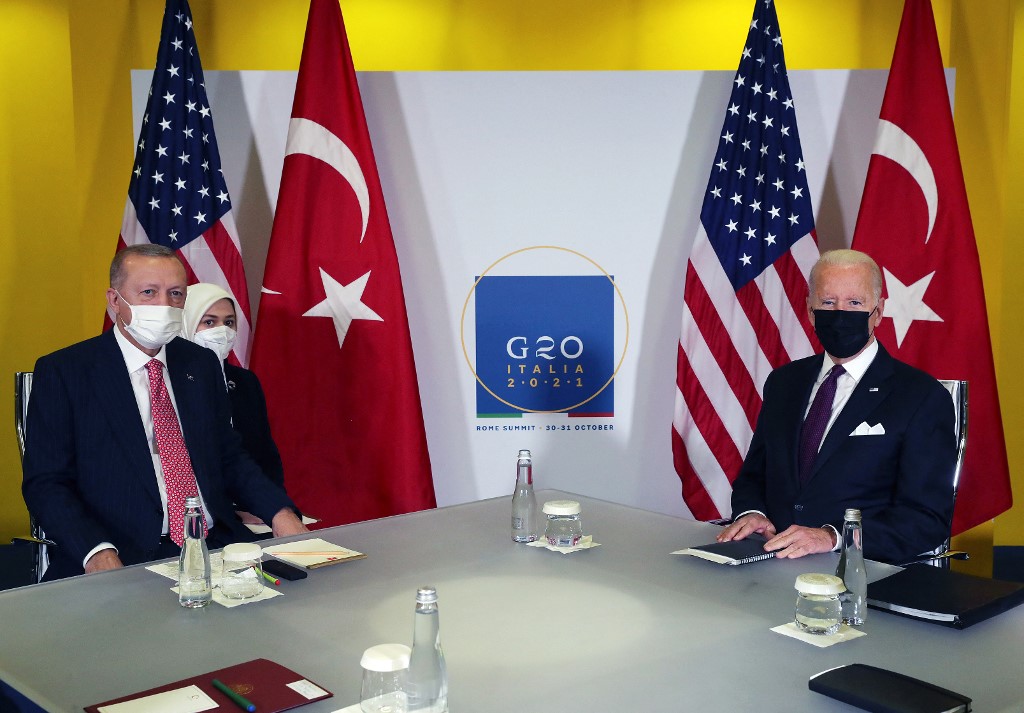 Joe Biden, Recept Tayyip Erdogan