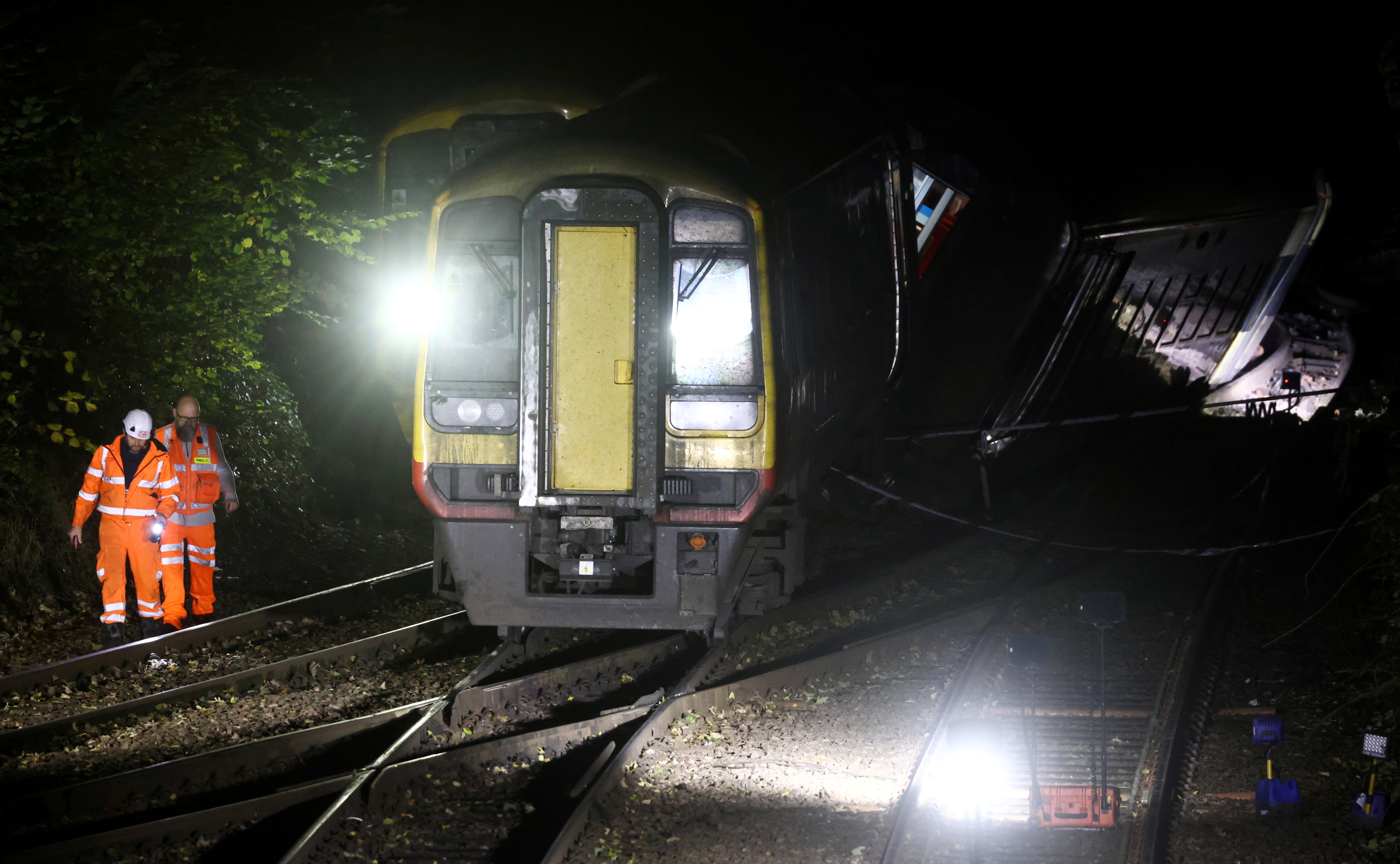 Trains crash near Salisbury