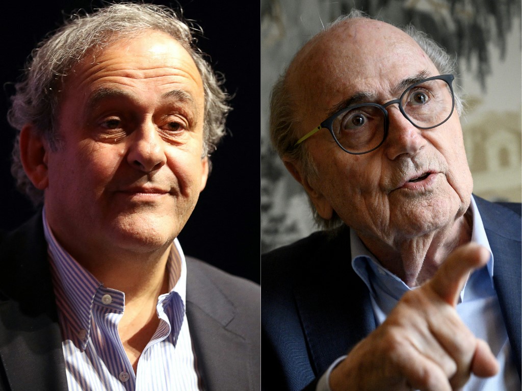 Michel Platini, Sepp Blatter