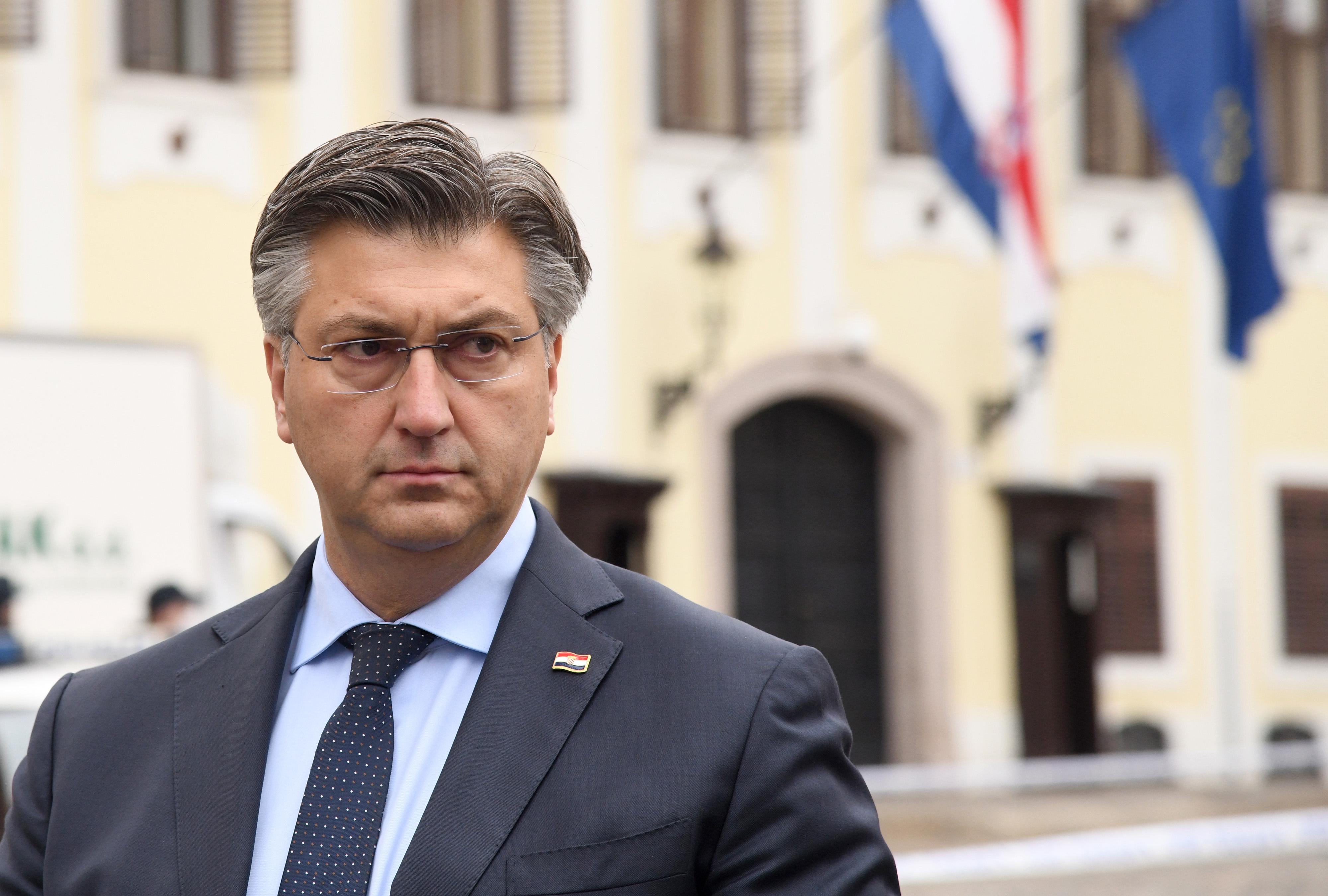 Zagreb: Izjava Andreja Plenkovića nakon pucnjave na policajca na Trgu svetog Marka