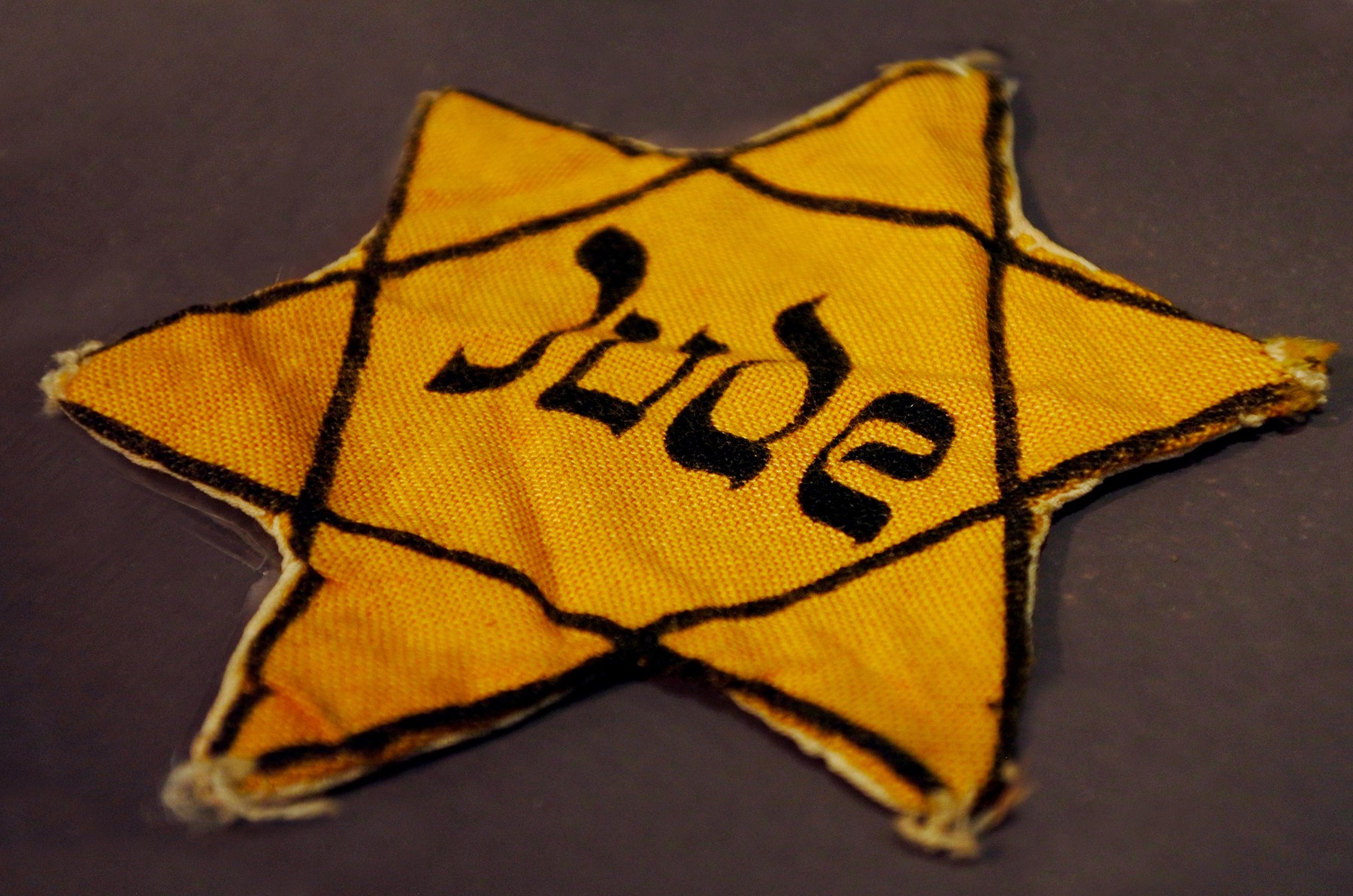 Yellow Jewish badge of shame.