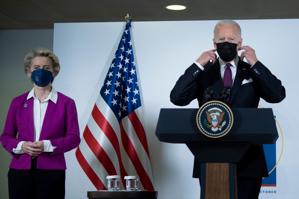 joe biden, ursula von der leyen