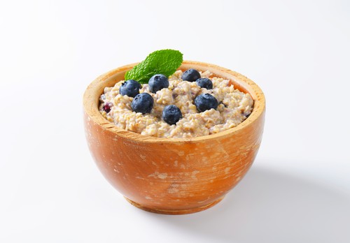 Whole grain oat porridge