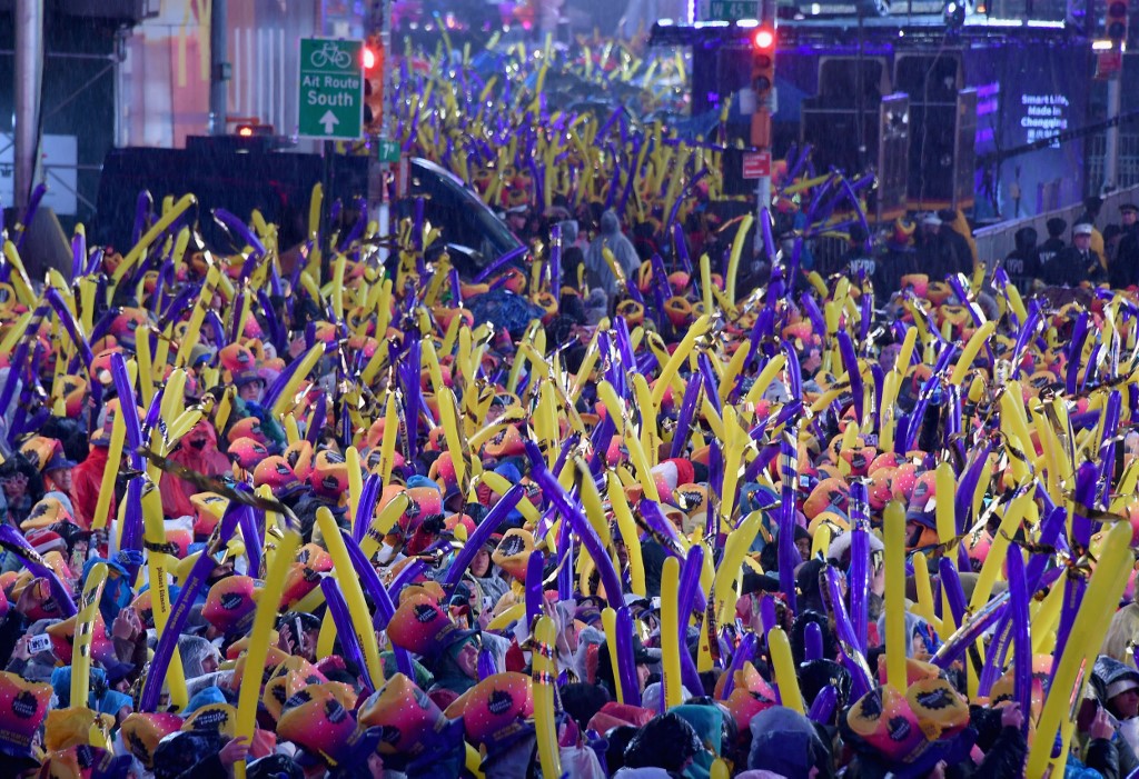 New York, times square, doček
