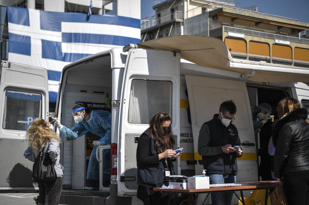 Grčka, koronavirus, covid