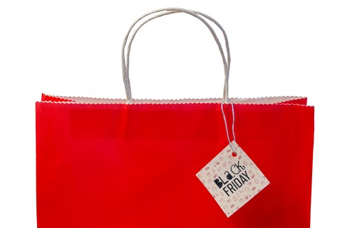 Composite image of black friday advert