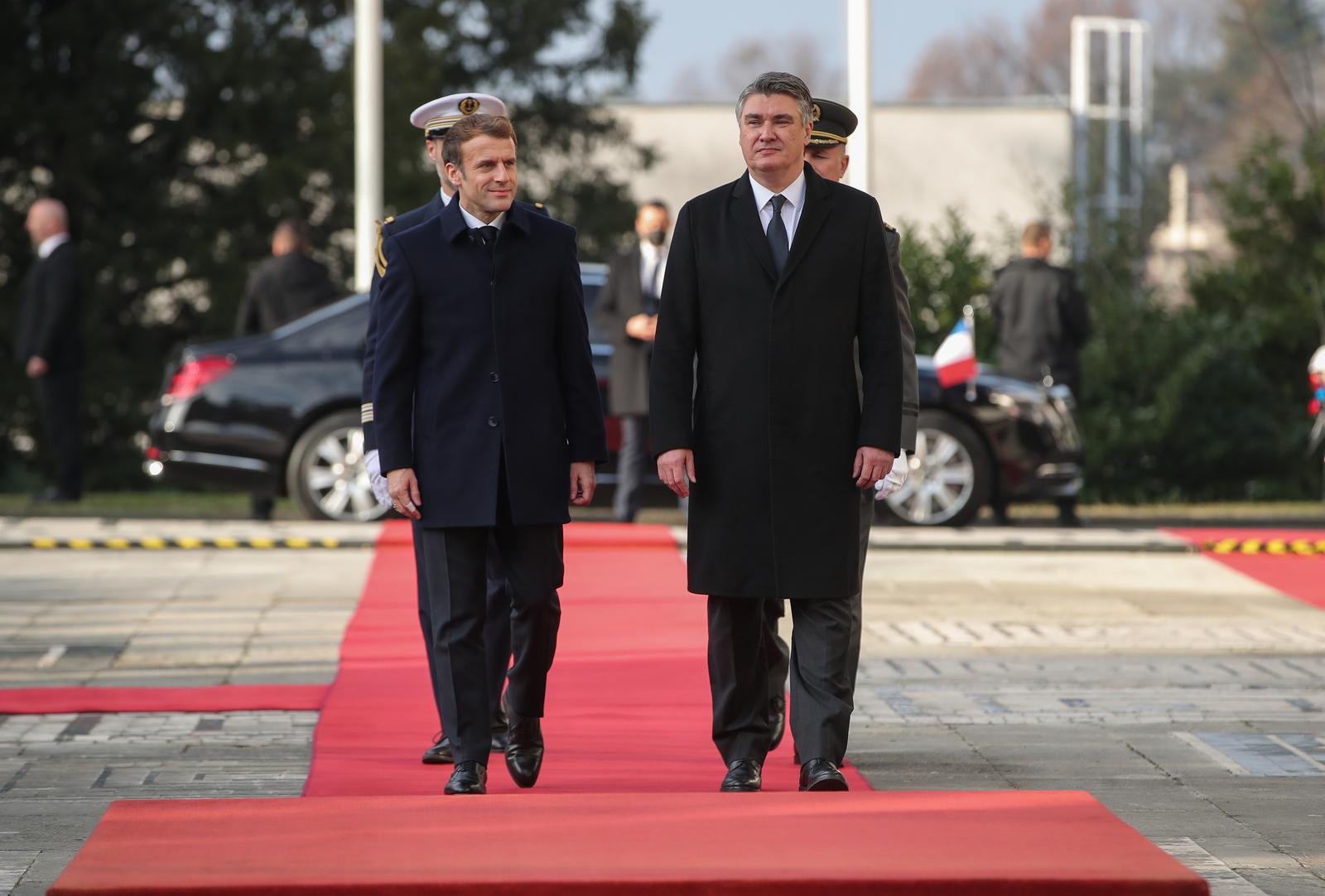 mmanuel macron, zoran milanović